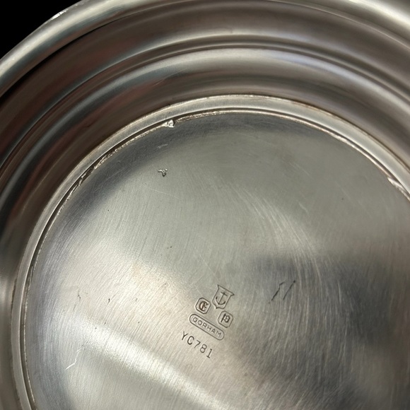 Gorham Silver Plated Bowl #YC781 - 9” Diameter - Picture 3 of 10